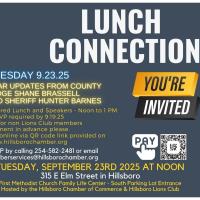 Lunch Connection with Sheriff Barnes and Judge Brassell