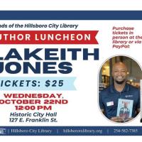 Author Luncheon Lakeith Jones