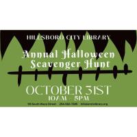 Annual Halloween Scavenger Hunt