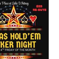 Texas Hold' Em at The Place at Lake Whitney