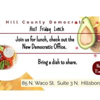 Hill County Democrats Host Friday Lunch