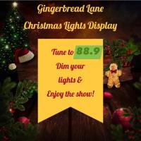 Gingerbread Lane Christmas Lights 6-9 pm