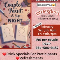 Paint your Partner At Wranglers Cafe