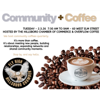 Community Coffee at Overflow - Chamber Network + Connect