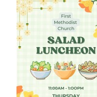 First Methodist Church Salad Luncheon Hillsboro Texas