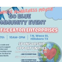 Reach Across Hill County Go Blue Event