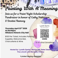 Painting with a Meaning Scholarship Fundraiser at City Hall