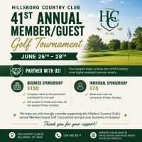 Hillsboro Country Club 41st Annual HCC Mens Member Guest