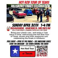 Hot Rod Tour of Texas Hillsboro finale celebration