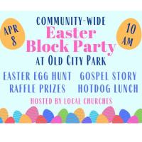 Easter Block Party at Old City Park, hosted by Hillsboro churches
