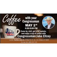 Coffee with your Congressman at Overflow Coffee