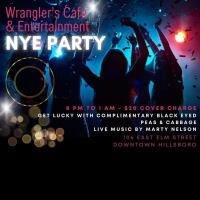 New Years Eve Party at Wranglers in downtown Hillsboro