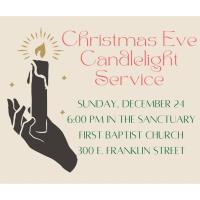 Christmas Eve Candelight Service at First Baptist Hillsboro