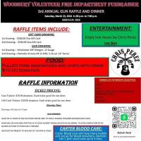 Annual Gun Raffle and Diner - Woodbury Volunteer Fire Department