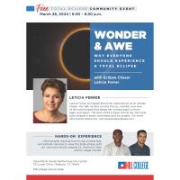 Wonder & Awe Eclipse Event at Hill College