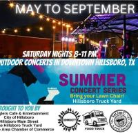 Free Summer Concert Series - Downtown Hillsboro Texas