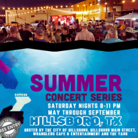 Free Summer Concert Series - Downtown Hillsboro Texas