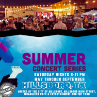 Free Summer Concert Series - Downtown Hillsboro Texas