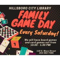 Family Game Day at Hillsboro City Library