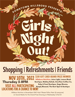 Girls Night Out! in Downtown Hillsboro