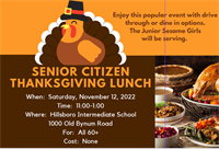 Hillsboro Senior Citizens Thanksgiving Lunch