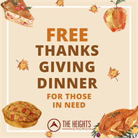Heights Church Free Thanksgiving Dinner Boxes
