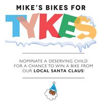 Mike Terry Auto Group Bikes for Tykes Giveaway Day