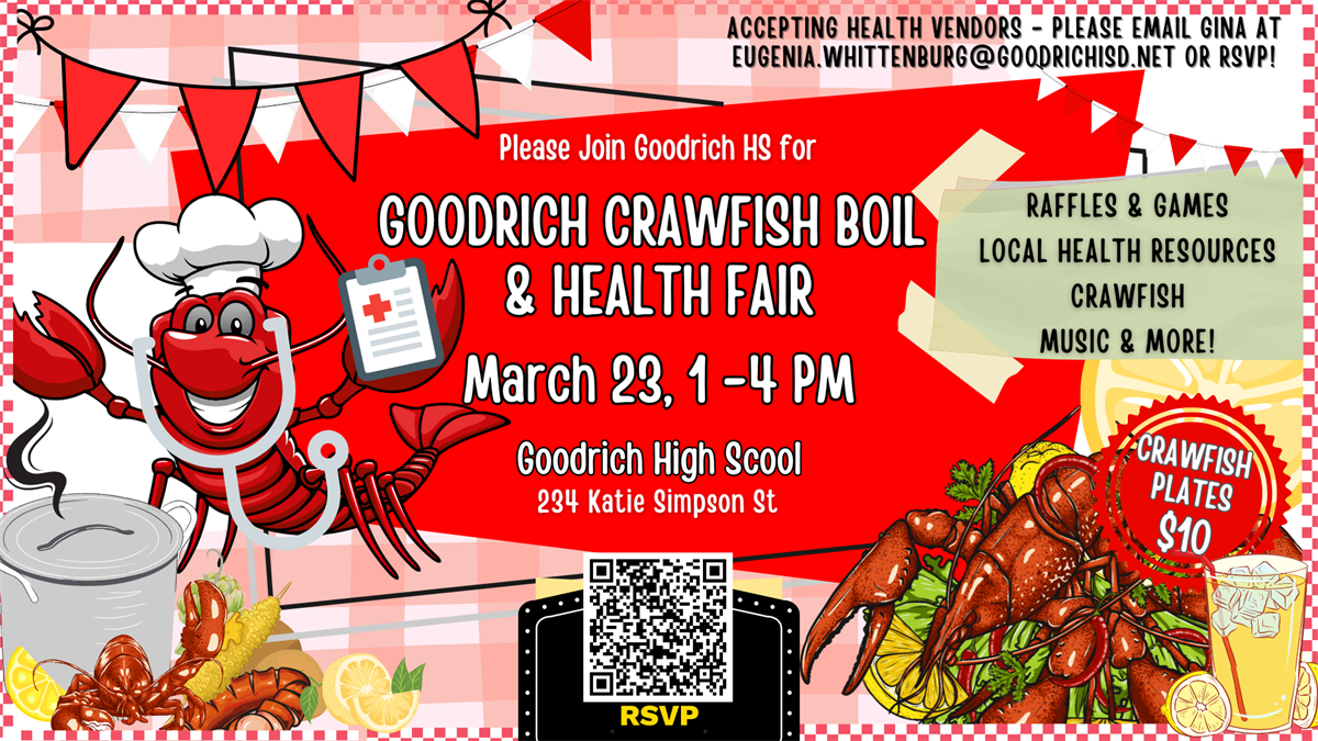 Goodrich Health Fair & Crawfish Boil Fundraiser - Mar 23, 2024 ...