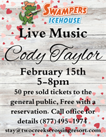 SPEND VALENTINES DAY WEEKEND AT TWO CREEKS CROSSING RESORT!