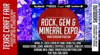 Rock, Gem & Mineral Expo at Texas Craft Fair in Livingston Texas