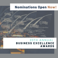Nominations OPEN Sept 15th - Oct 31st - Business Excellence Awards