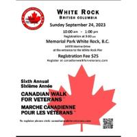 Sixth Annual Canadian Walk for Veterans