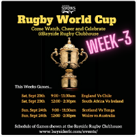 2023 Rugby World Cup - Come down and watch the games!