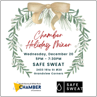 Chamber Holiday Mixer at Safe Sweat!