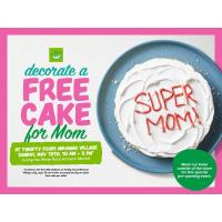 Decorate a FREE Cake for Mom