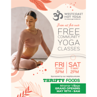 FREE Community Yoga Classes at Westcoast Hot Yoga