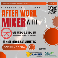 After Work Open House & Mixer at Genuine Athletics & Rehabilitation