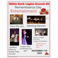 White Rock Legion Branch #8 Remembrance Day Entertainment