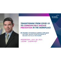 Webinar: Transitioning from COVID-19 to Communicable Disease Prevention in the Workplace