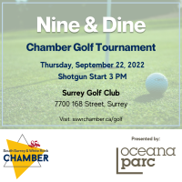 2022 Chamber Nine & Dine Golf Tournament