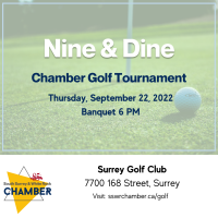 2022 Chamber Nine & Dine Golf Banquet (Dinner Tickets Only)