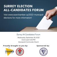 2022 Surrey Municipal Election All-Candidates Forum