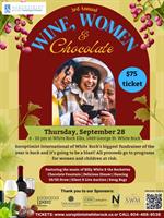 3rd Annual Wine, Women and Chocolate Fundraiser - by White Rock Soroptimists