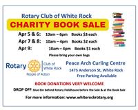 April Charity Book Sale - Rotary Club of White Rock