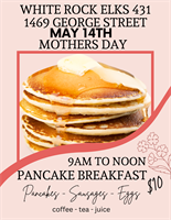 Mothers Day Pancake Breakfast White Rock Elks 431