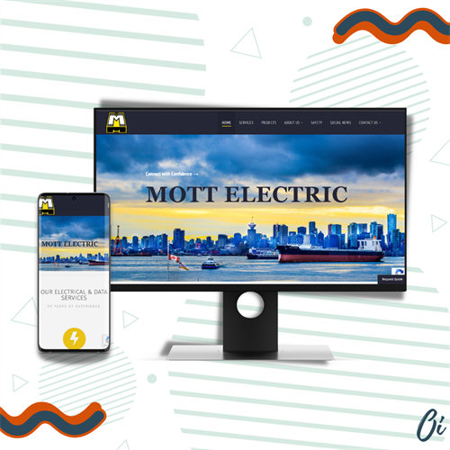 Mott Electric - Branding, Website, Social Media Content & Ads Client