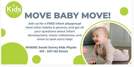 South Surrey Kids Physio - Move Baby Move (FREE infant & baby playgroup 0-12 months)
