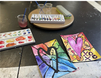 Painting With Goth Glue (Ages 11 - 14)