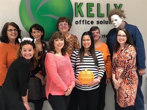 We work hard and play hard at our office!  Happy Halloween!