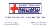 Piedmont Occupational and Urgent Care